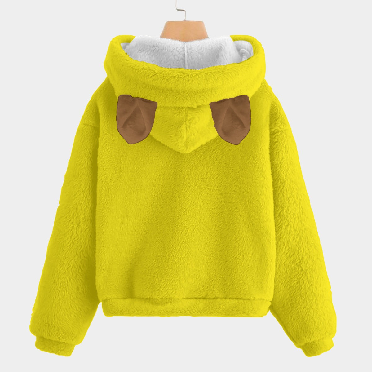 HOT TRENDING ITEM! 🎬 Toy Story Style! Labubu Woody Yellow Fleece Hoodie w/Ears for Kids