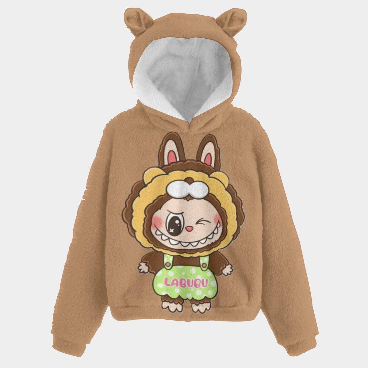 KSC's Labubu Kid’s Borg Fleece Sweatshirt With Ear