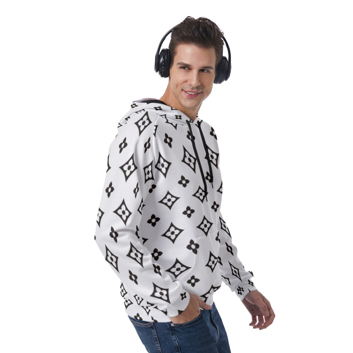 KSC's Exclusive Men's Blue Raglan Pullover Hoodie
