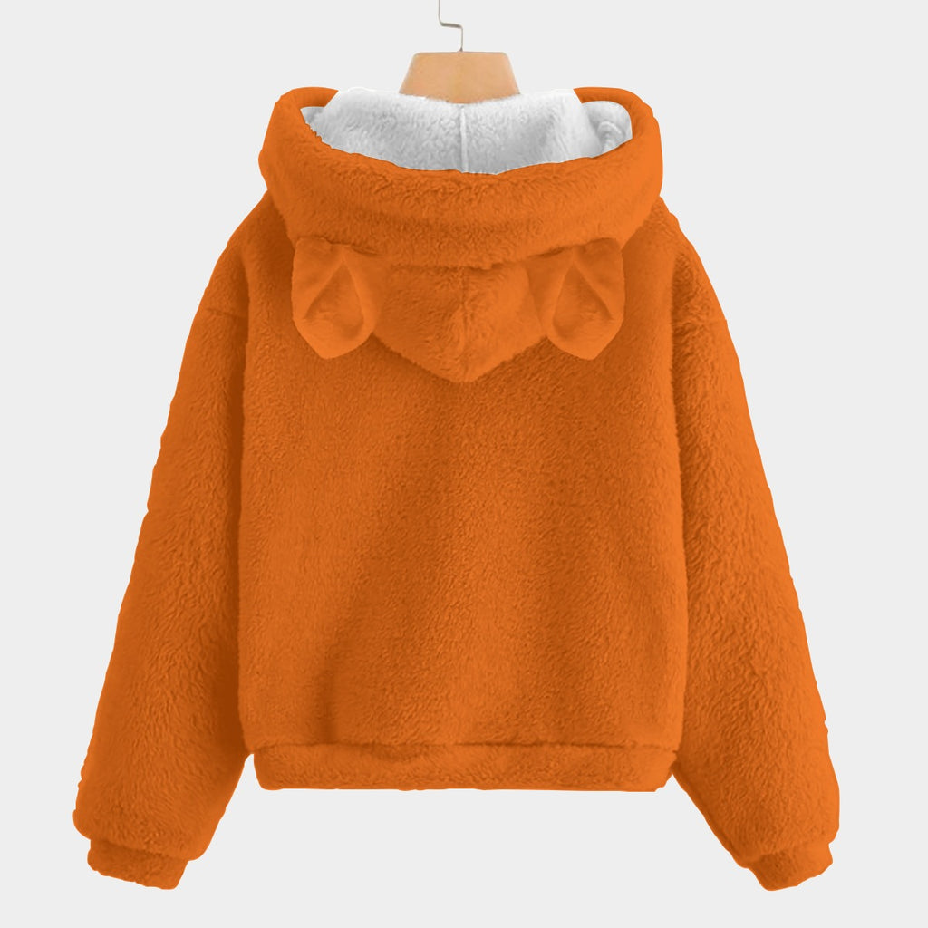 KSC's Exclusive Labubu Halloween Kid’s Borg Fleece Hoodie With Ears