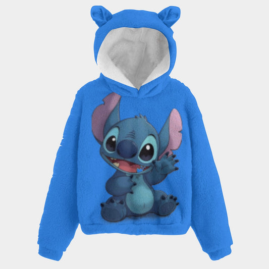 KSC's Limited Edition Stitch Kid’s Borg Fleece Sweatshirt With Ear