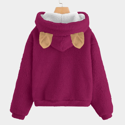 Swag Teddy Bear Kid’s Borg Fleece Hoodie With Ears