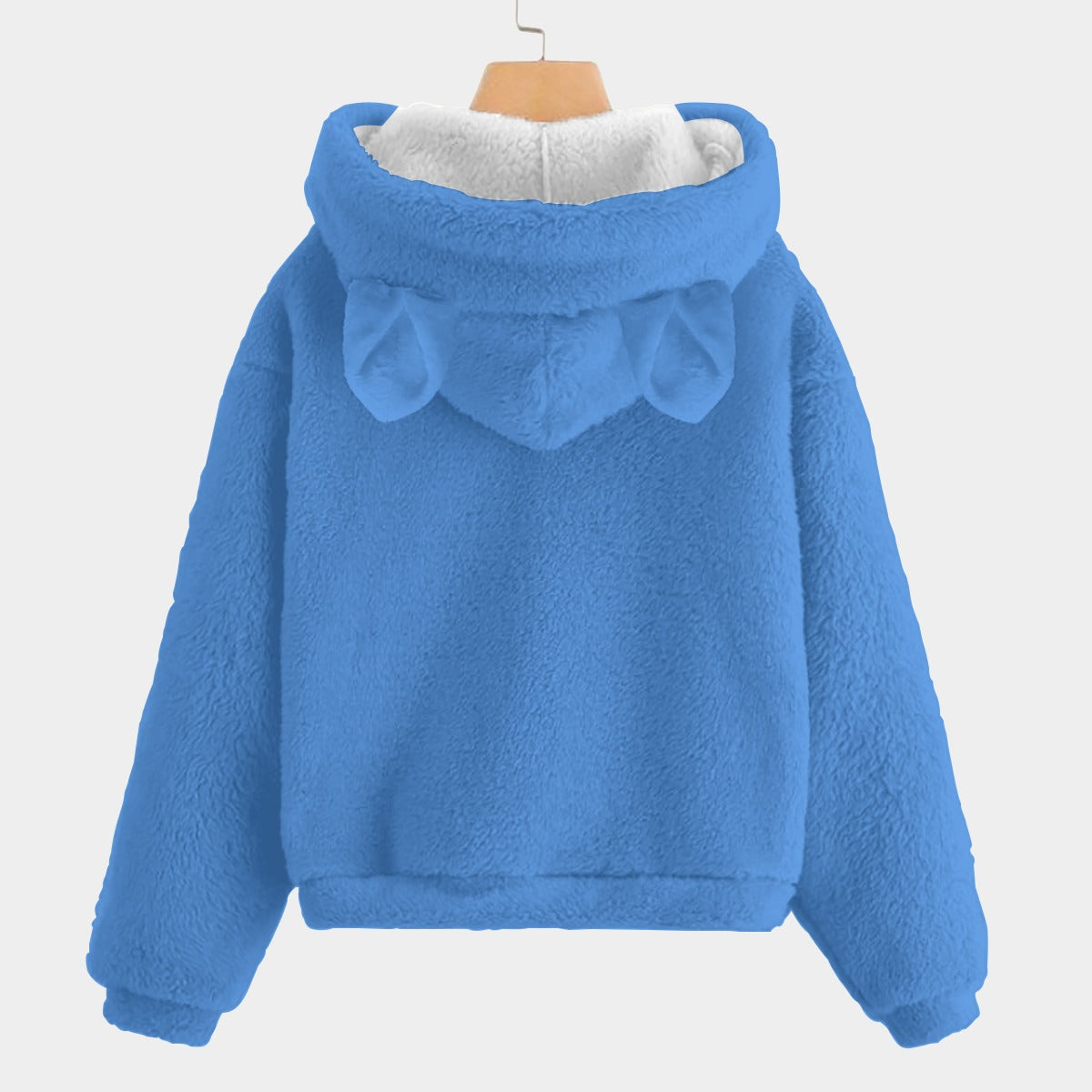 KSC's Fleece Sweatshirt LABUBU Print Kid’s Borg Fleece Sweatshirt With Ears
