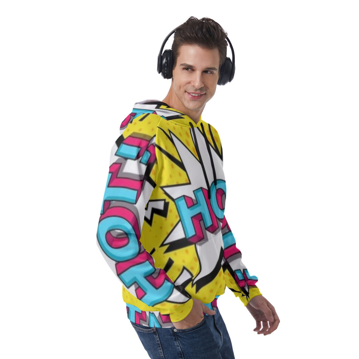 KSC's Exclusive Men's "HOT!" Raglan Pullover Hoodie