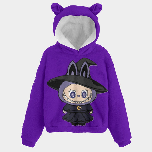 KSC's Halloween Exclusive Witch Kid’s Borg Fleece Sweatshirt With Ears