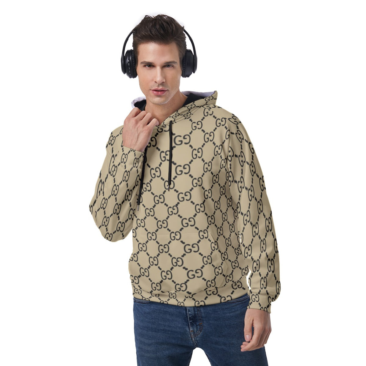KSC's Exclusive Men's Blue Raglan Pullover Hoodie