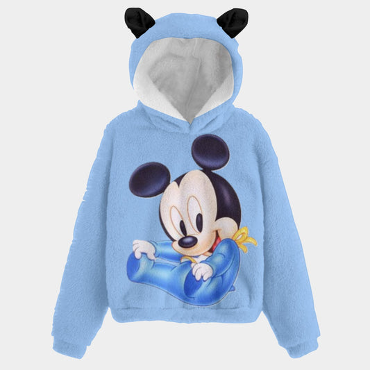 KSC's Limited Edition Baby Mickey Mouse Kid’s Borg Fleece Sweatshirt With Ear