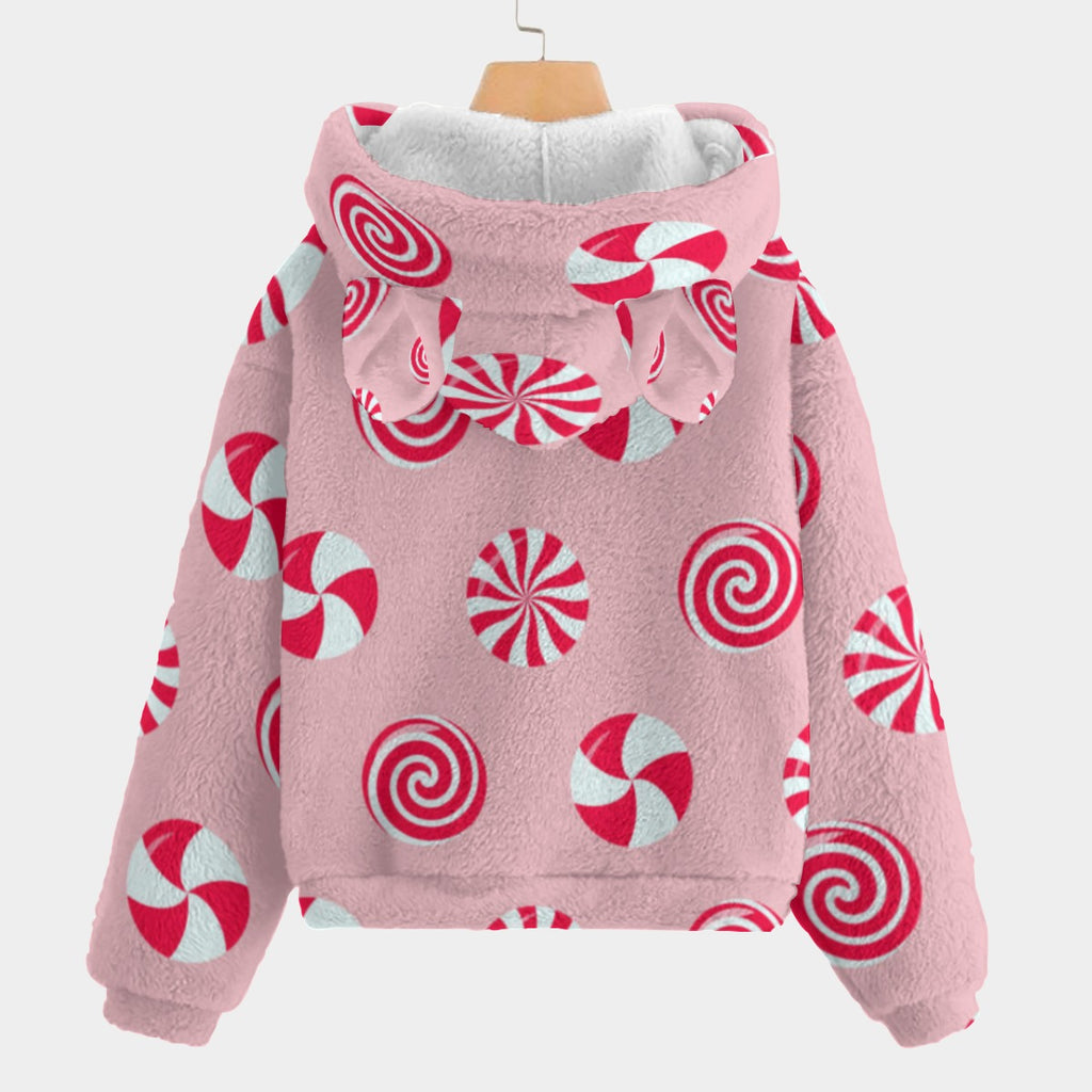 KSC's Exclusive Christmas Kid’s Borg Fleece Sweatshirt With Ears