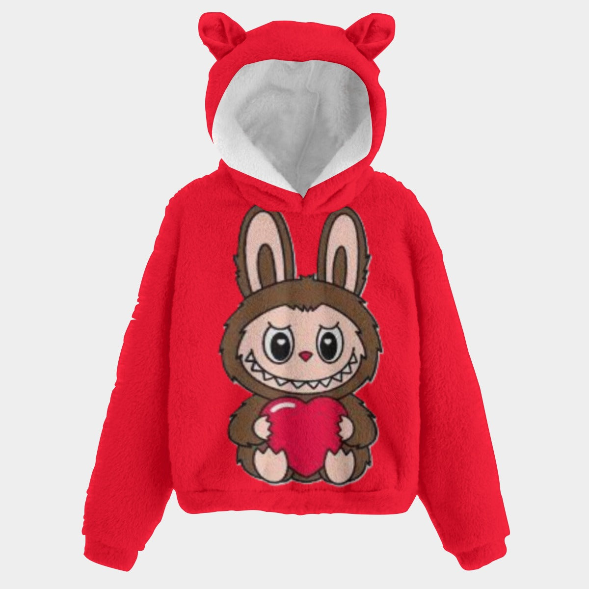 KSC's Labubu Kid’s Borg Fleece Sweatshirt With Ear