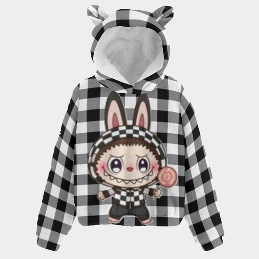Labubu Limited Edition Borg Fleece Sweatshirt With Ear