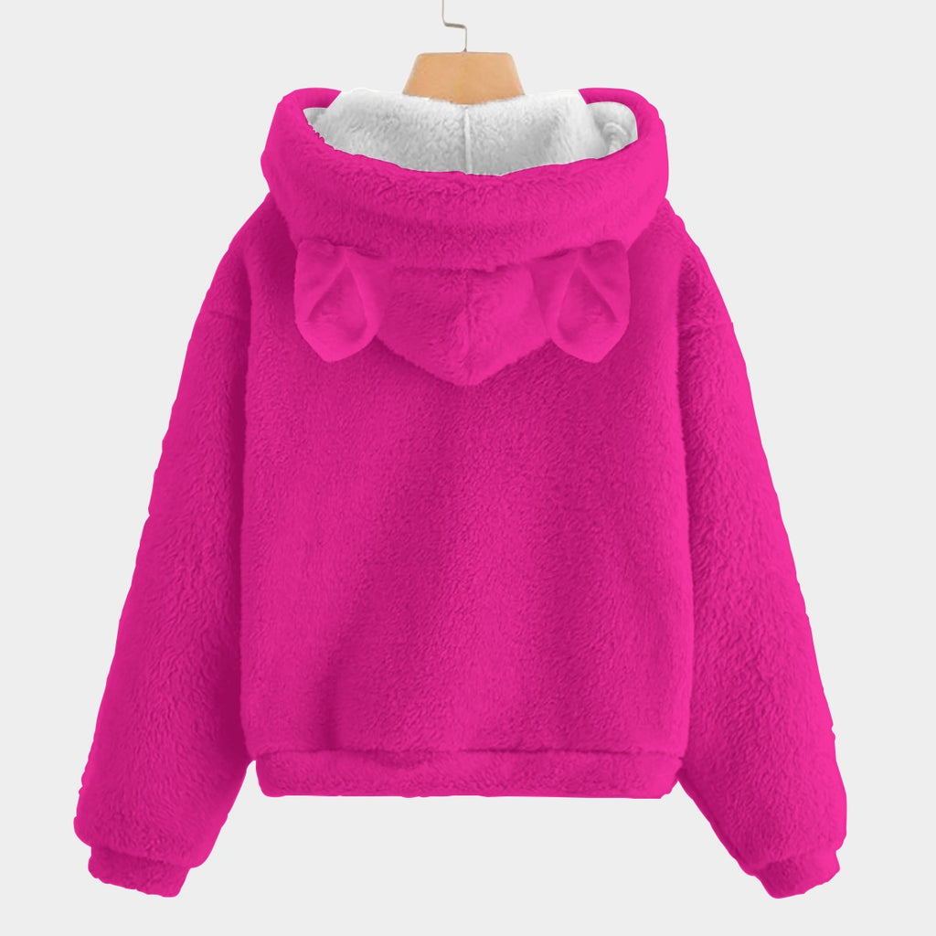 KSC's Exclusive Labubu Kid’s Borg Fleece Hoodie With Ears