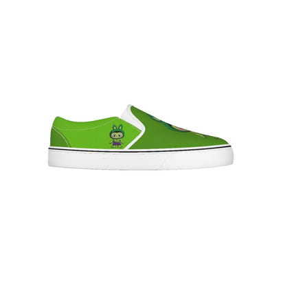 💚 Smash Style, Max Comfort Kid's Shoes -Avengers Style Labubu Hulk Green Kid's Slip On Sneakers