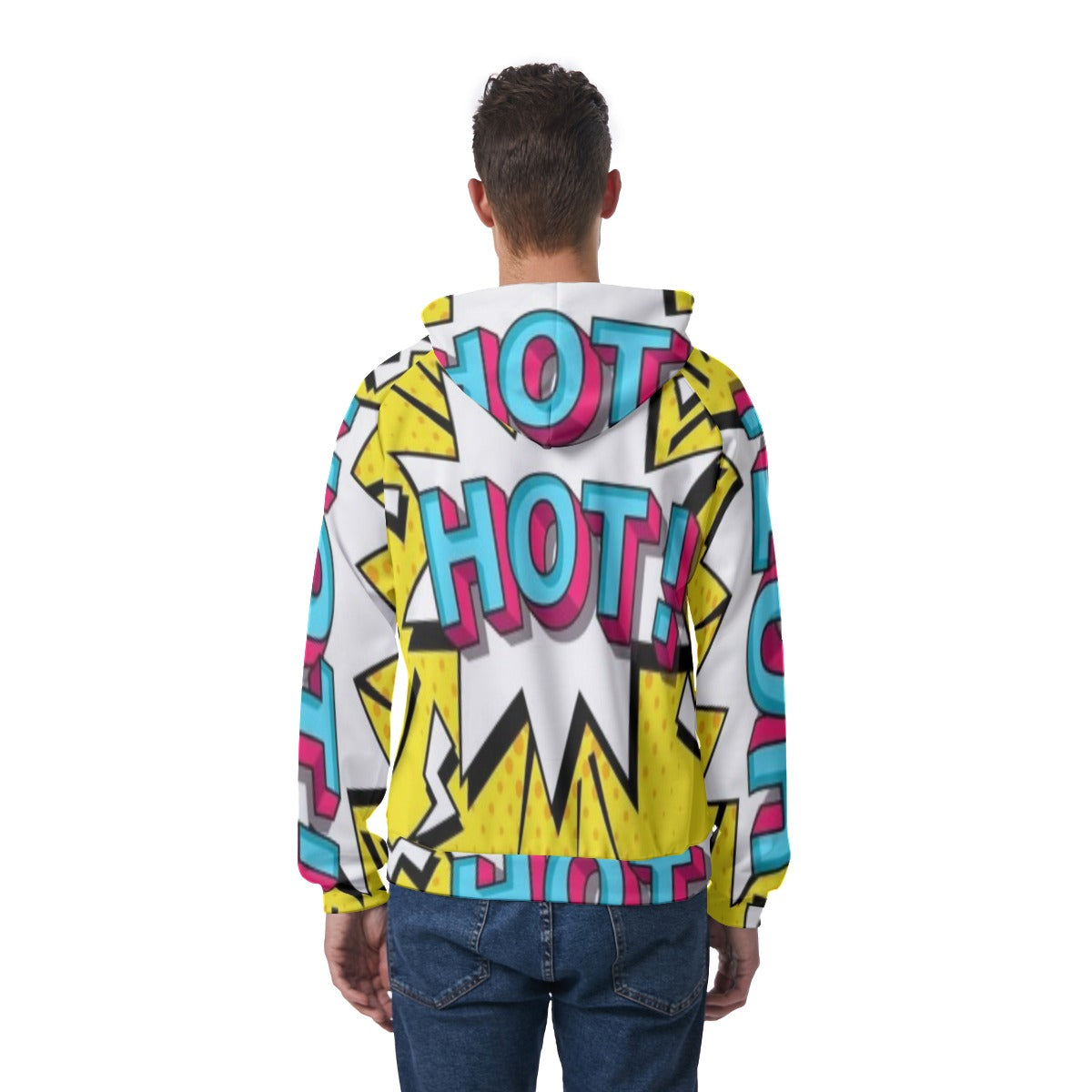 KSC's Exclusive Men's "HOT!" Raglan Pullover Hoodie