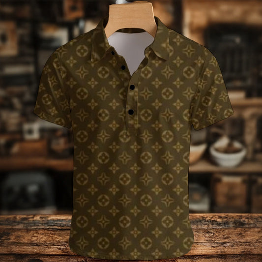 KSC's NEW EXCLUSIVE DESIGN -  Men's Polo Henley Shirt