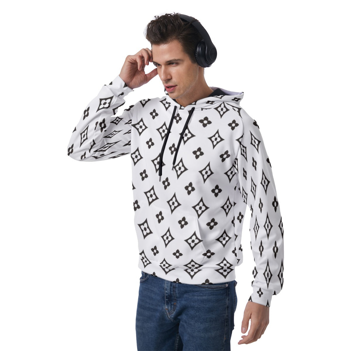 KSC's Exclusive Men's Blue Raglan Pullover Hoodie