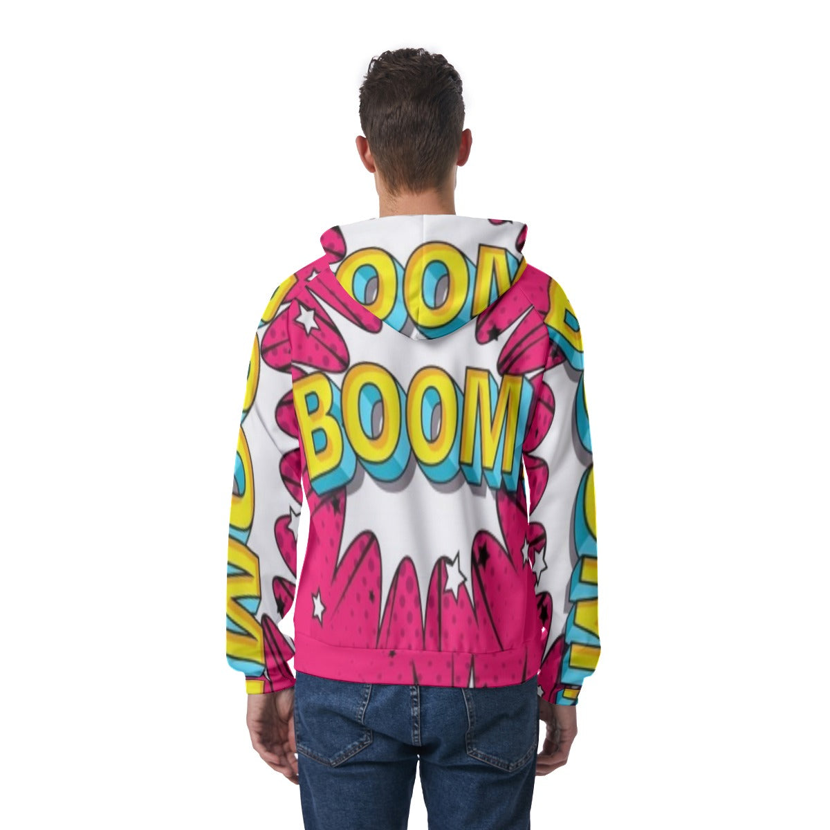KSC's Exclusive Men's "BOOM!" Raglan Pullover Hoodie