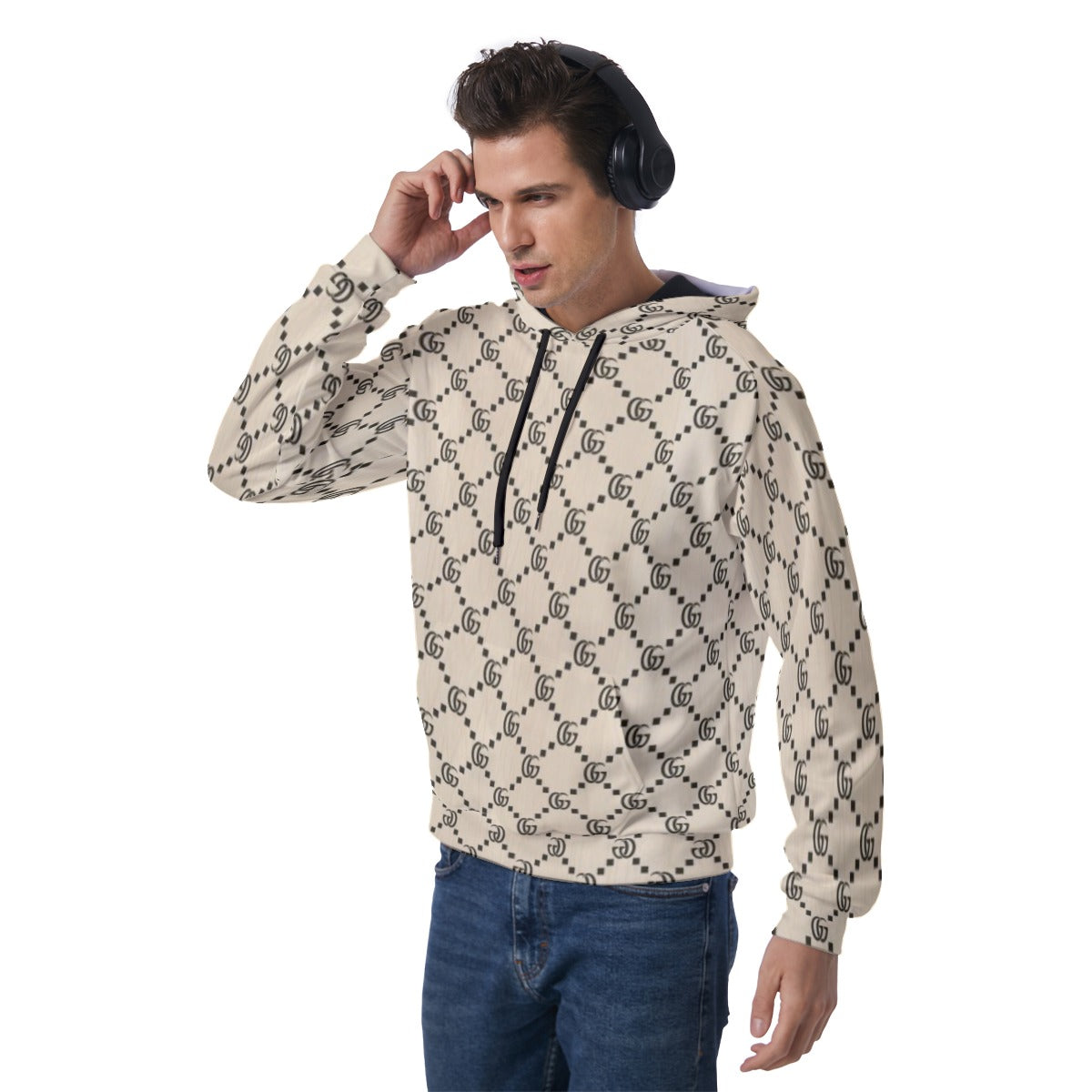 KSC's Exclusive Men's Blue Raglan Pullover Hoodie