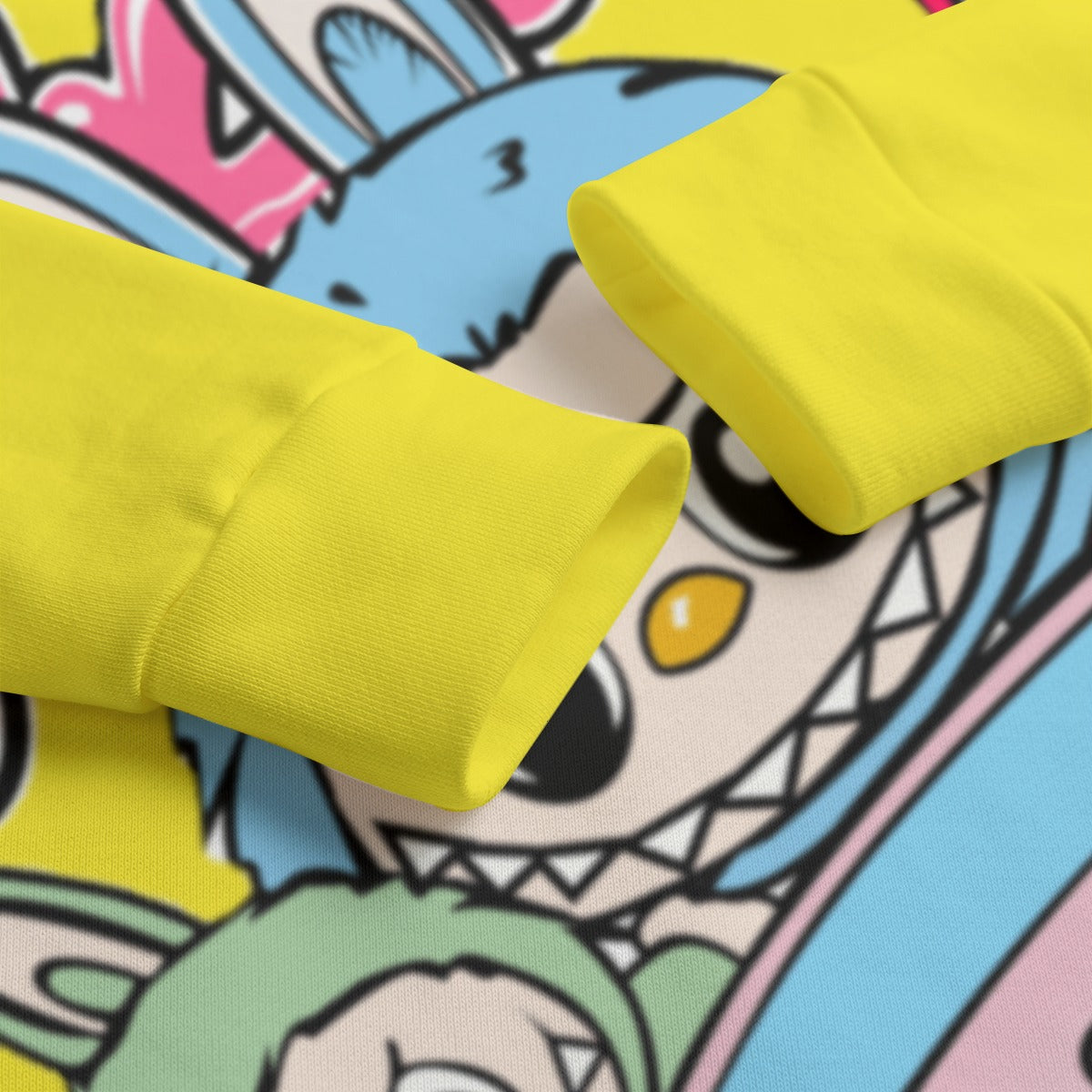 Kid's Yellow Labubu Pullover Hoodie | 310GSM Cotton