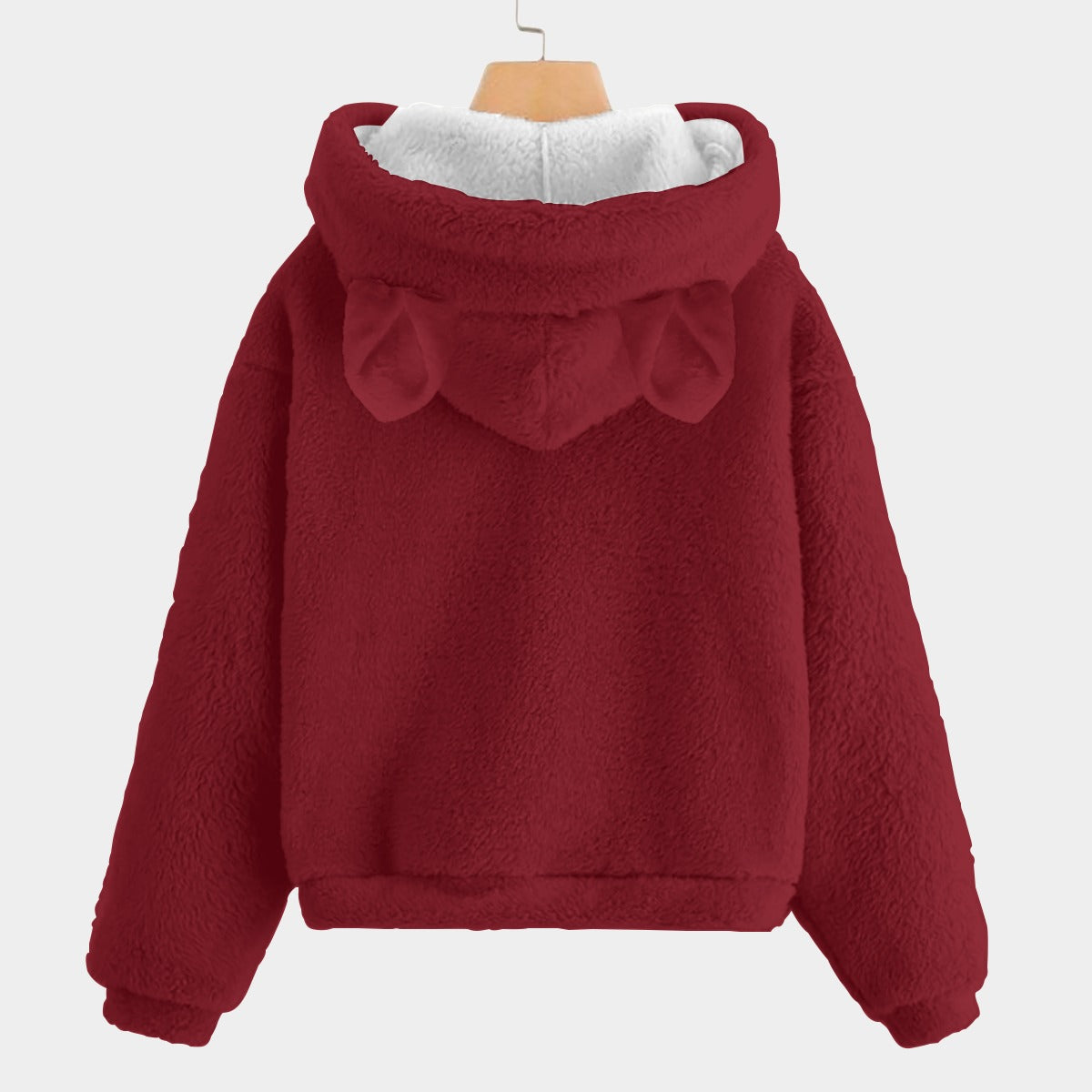KSC's Exclusive Halloween Labubu Mini Ghost Face Kid’s Borg Fleece Sweatshirt With Ear