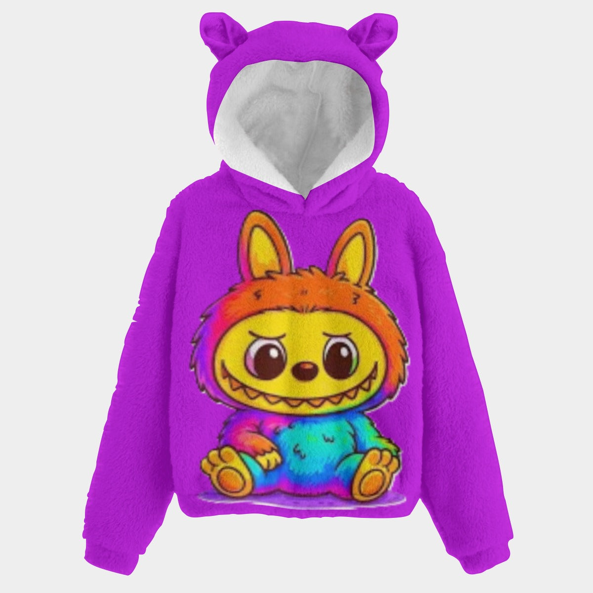 LABUBU UNISEX Kid’s Borg Fleece Sweatshirt With Ear