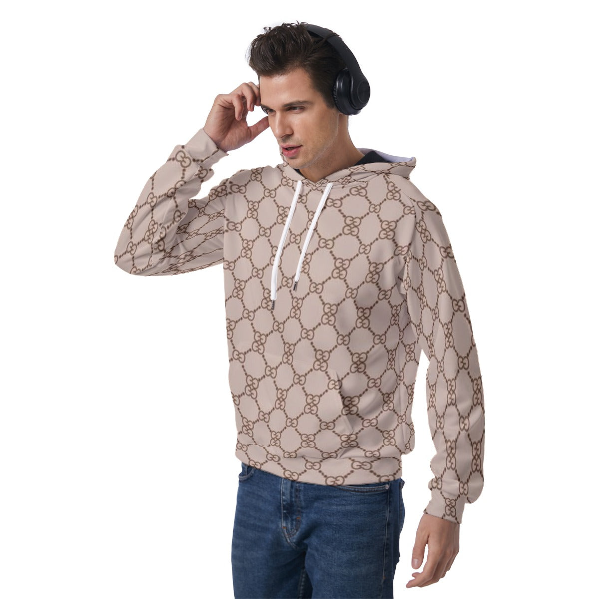 KSC's Exclusive Men's Blue Raglan Pullover Hoodie