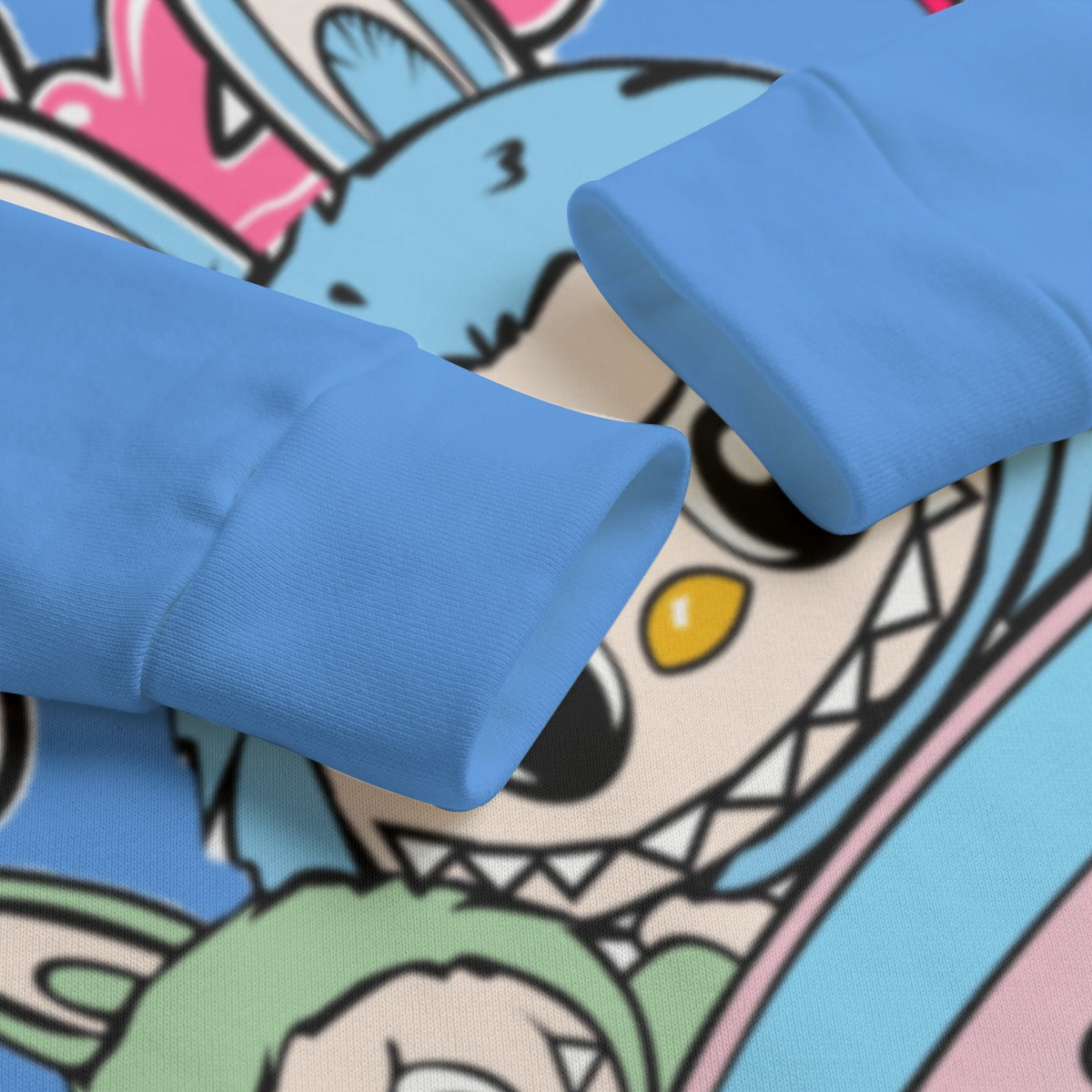 Kid's Baby Blue Labubu Pullover Hoodie | 310GSM Cotton