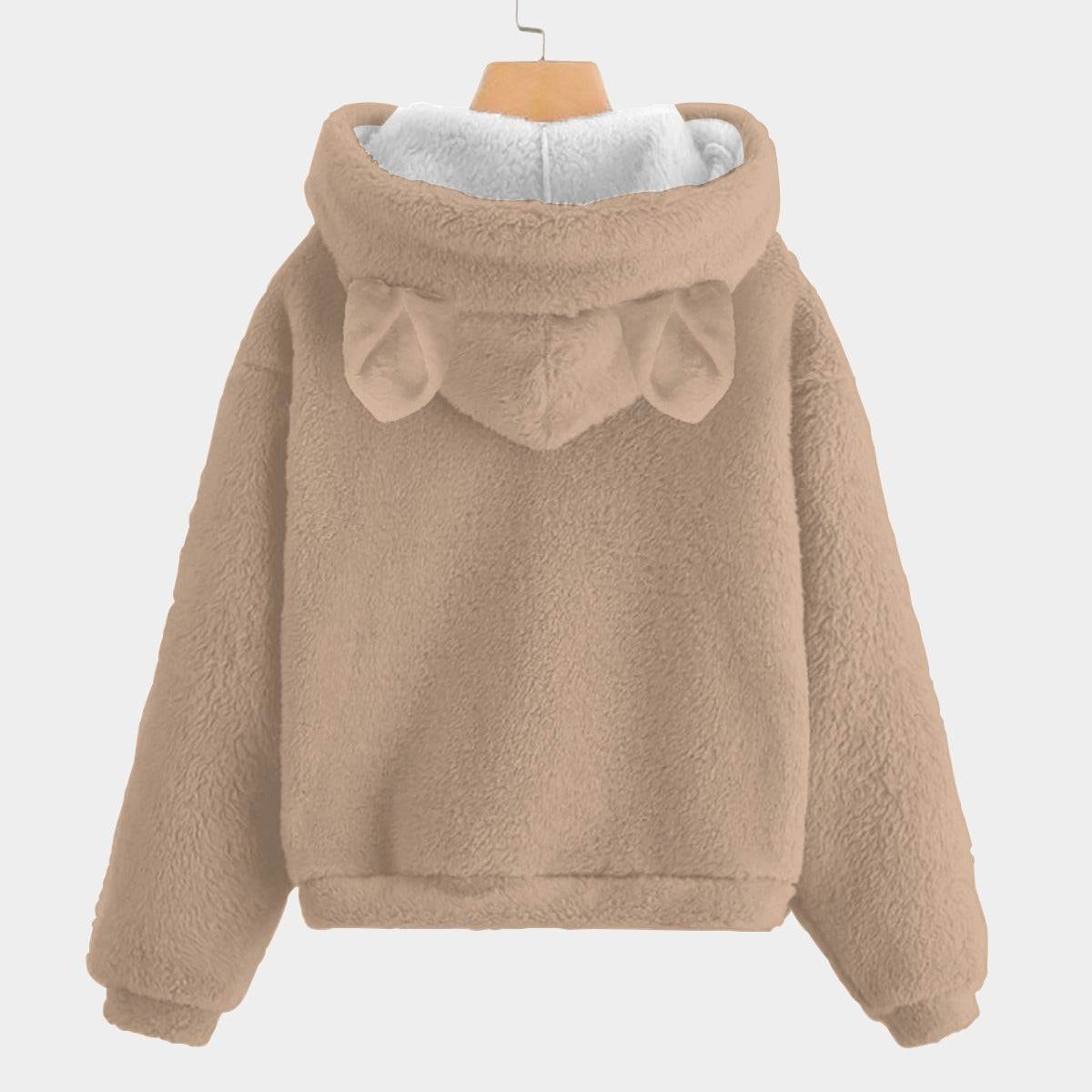 KSC's Fleece Sweatshirt LABUBU Print Kid’s Borg Fleece Sweatshirt With Ears