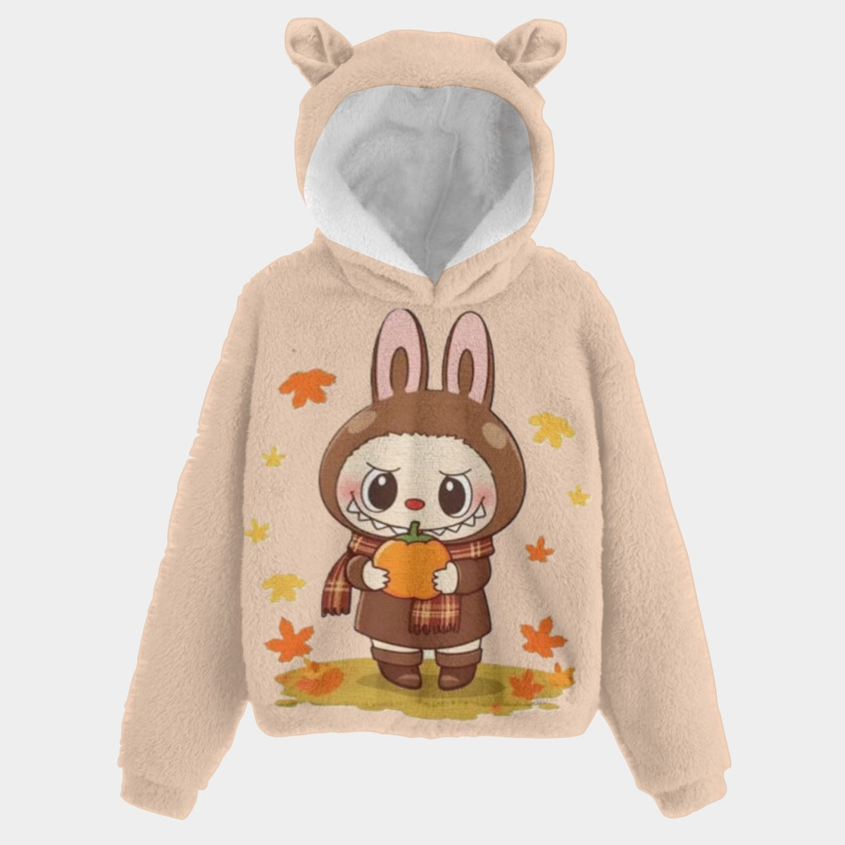 KSC's Limited Edition Labubu Kid’s Borg Fleece Sweatshirt With Ears