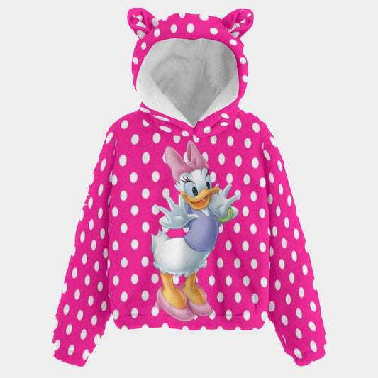 KSC's Limited Edition Daisy Kid’s Borg Fleece Sweatshirt With Ear