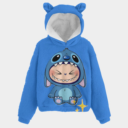 KSC's Limited Edition Labubu Kid’s Borg Fleece Hoodies With Ears