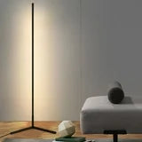 Nordic line lights, Instagram style, minimalist living room, bedroom, bedside decorative lights, personalized long strip wall corner lights, LED floor lights