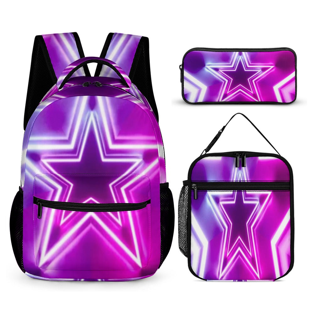 BACK TO SCHOOL BUNDLES -3PC Back To School Set - KSC's Custom Designs Back To School Sets - Backpacks, Three piece set combination Backpacks, Lunch Box, Pencil Bag/Organizer