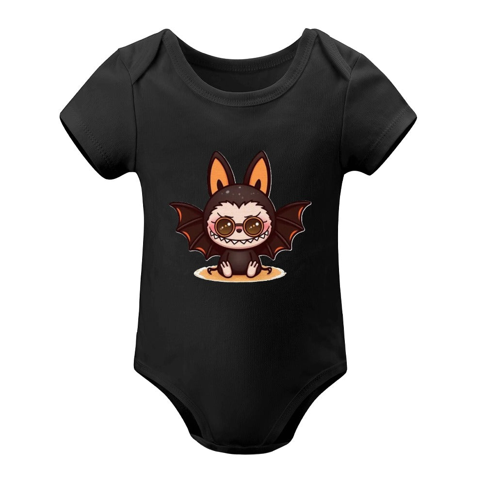 Baby Halloween Labubu Short -Sleeve Baby's Bodysuit