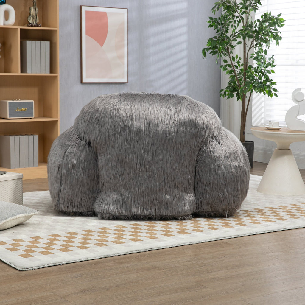 Bean bag chair lazy long hair sofa bean bag chair adult, teen high