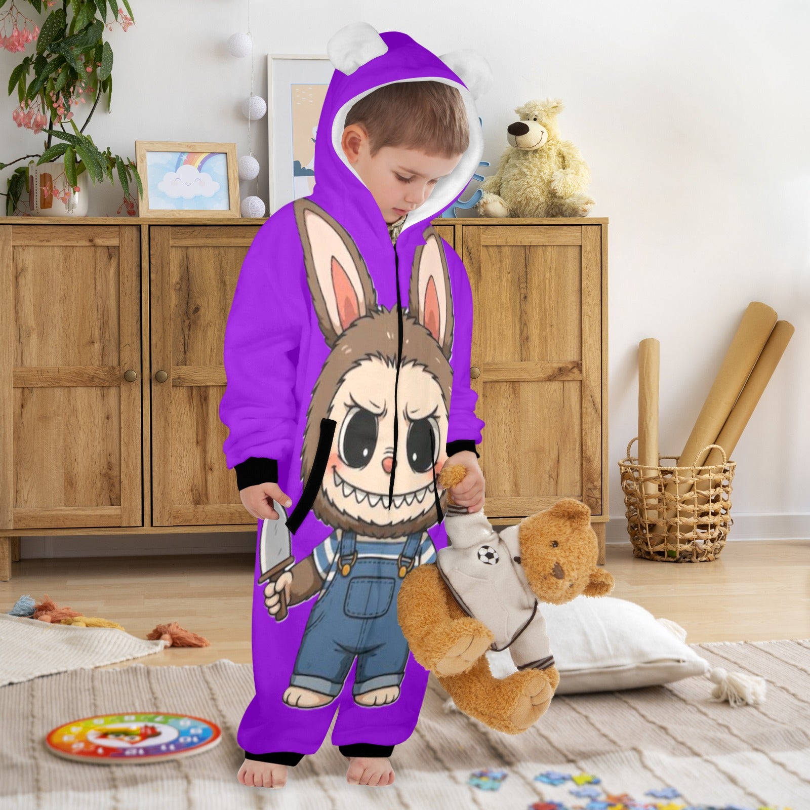 KSC's Halloween Exclusive Little Kids Unisex Onesie Labubu Chucky