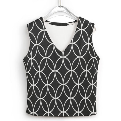 KSC's Custom Designs Women's Long Sleeve Button Knit Vest - 10 OPTIONS INSIDE