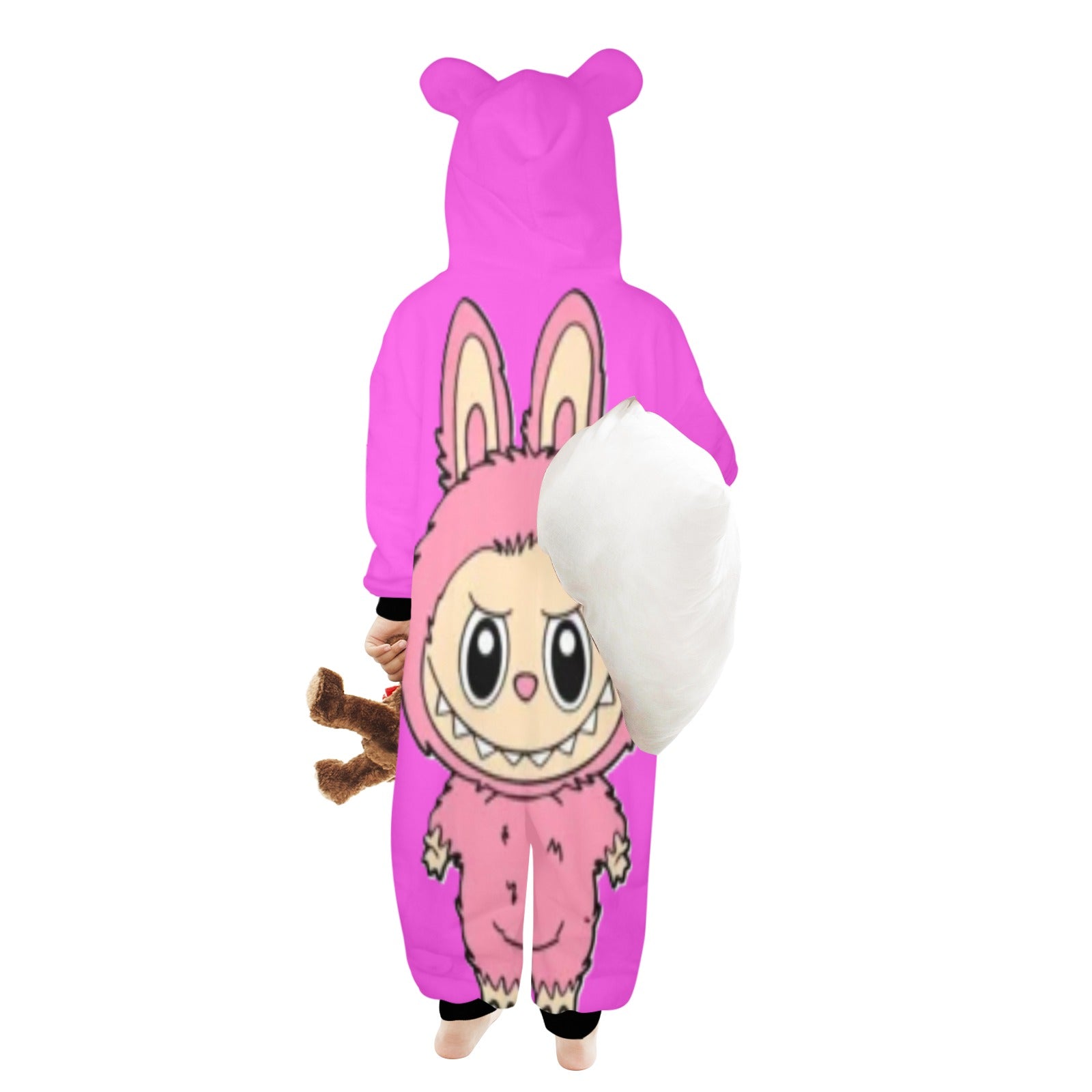 KSC's Exclusive Labubu Little Kids Onesies (2 to 7 Years Old) - Pink Labubu
