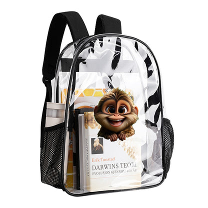 KSC's Custom Designs On Transparent Bag 17 inch New