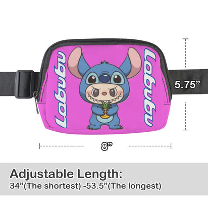 🌈 Labubu Stitch Crossbody Fanny – Color-Pop Cool for Every Age! Labubu Stitch Cross Body Bags - Fanny Bags: Adults & Kids with Variety Of Colors
