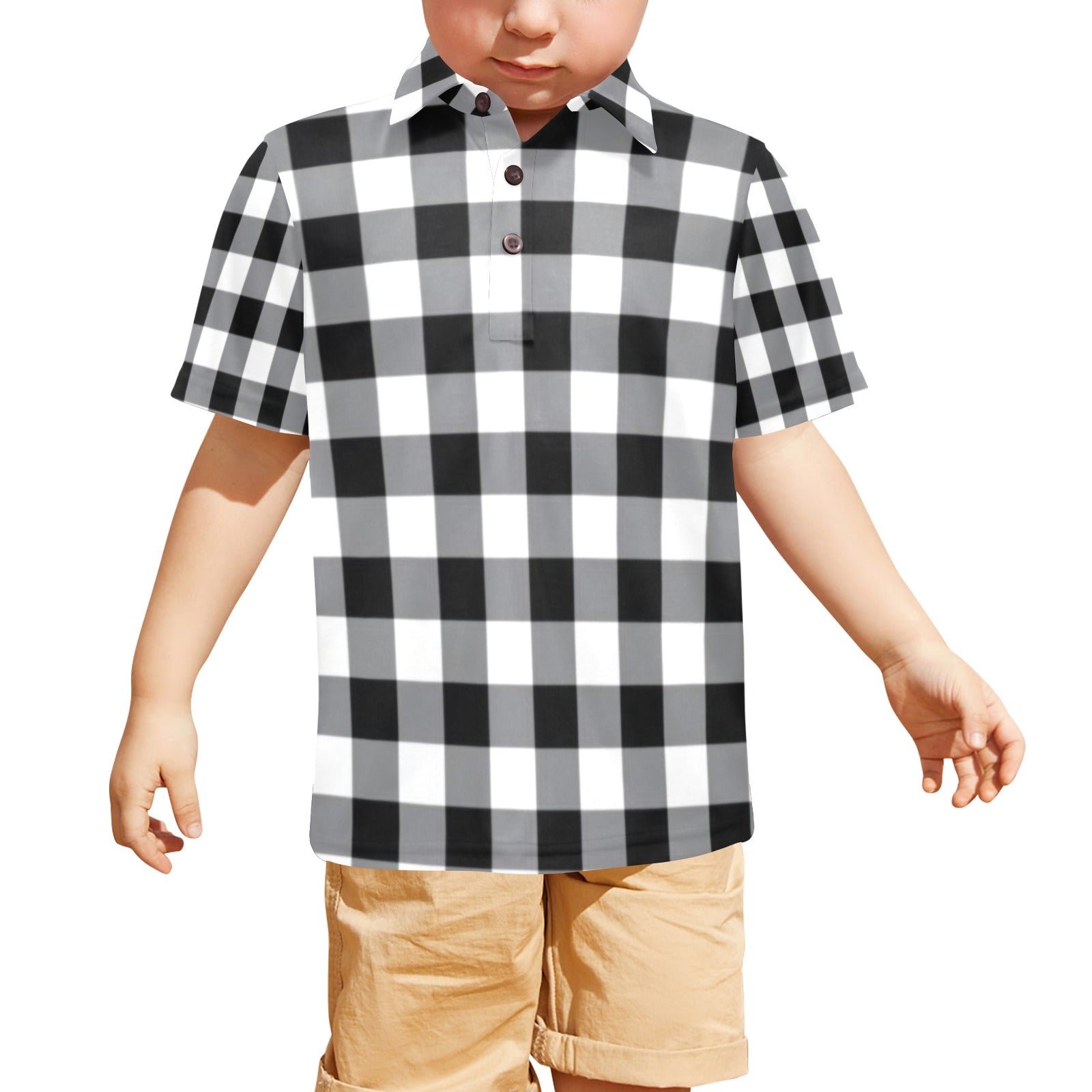 KSC's Exclusive Designs Little Boys' Polo Shirt T55 - 10 Options Inside