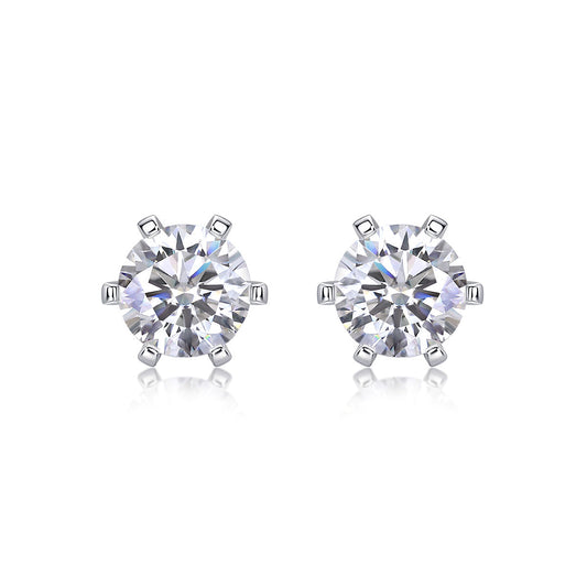 Light Luxury Moshan Diamond Earrings