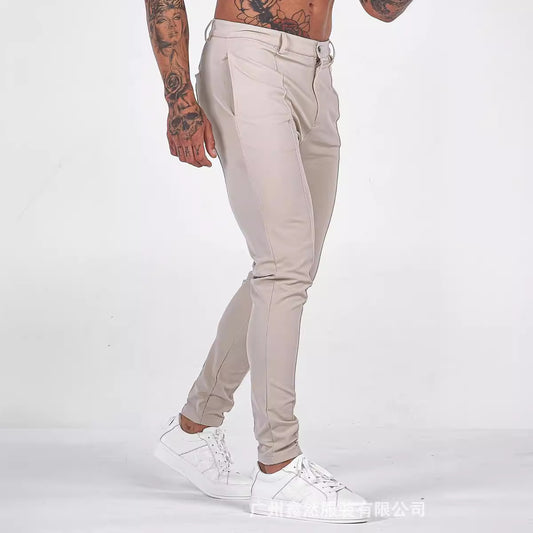 Shop KSC's  Hot Casual Pants New Men's Slim pants straight leg tracksuit pants