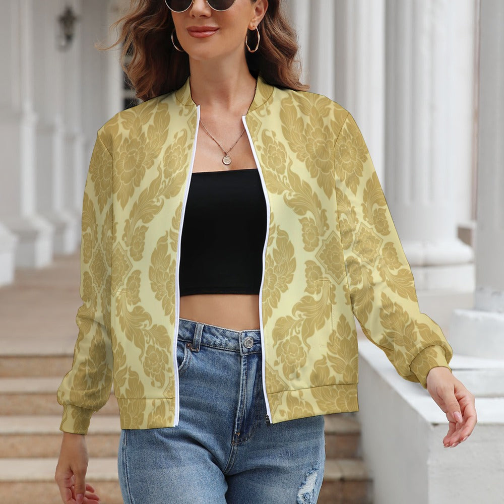 Women's Long Sleeve Zipper Jacket (10 Options) - KSC's Limited Edition Designer Collections