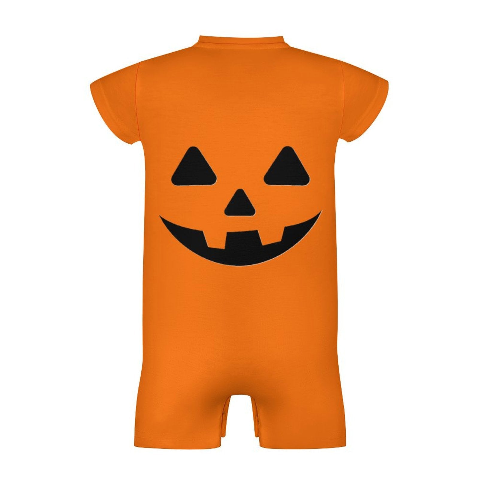 Baby Halloween Pumpkin Short-Sleeve Onesie Set Type 2