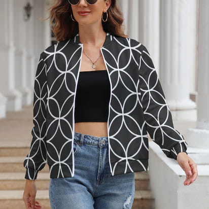 Women's Long Sleeve Zipper Jacket - (10 Options) KSC's Limited Edition Designer Collections