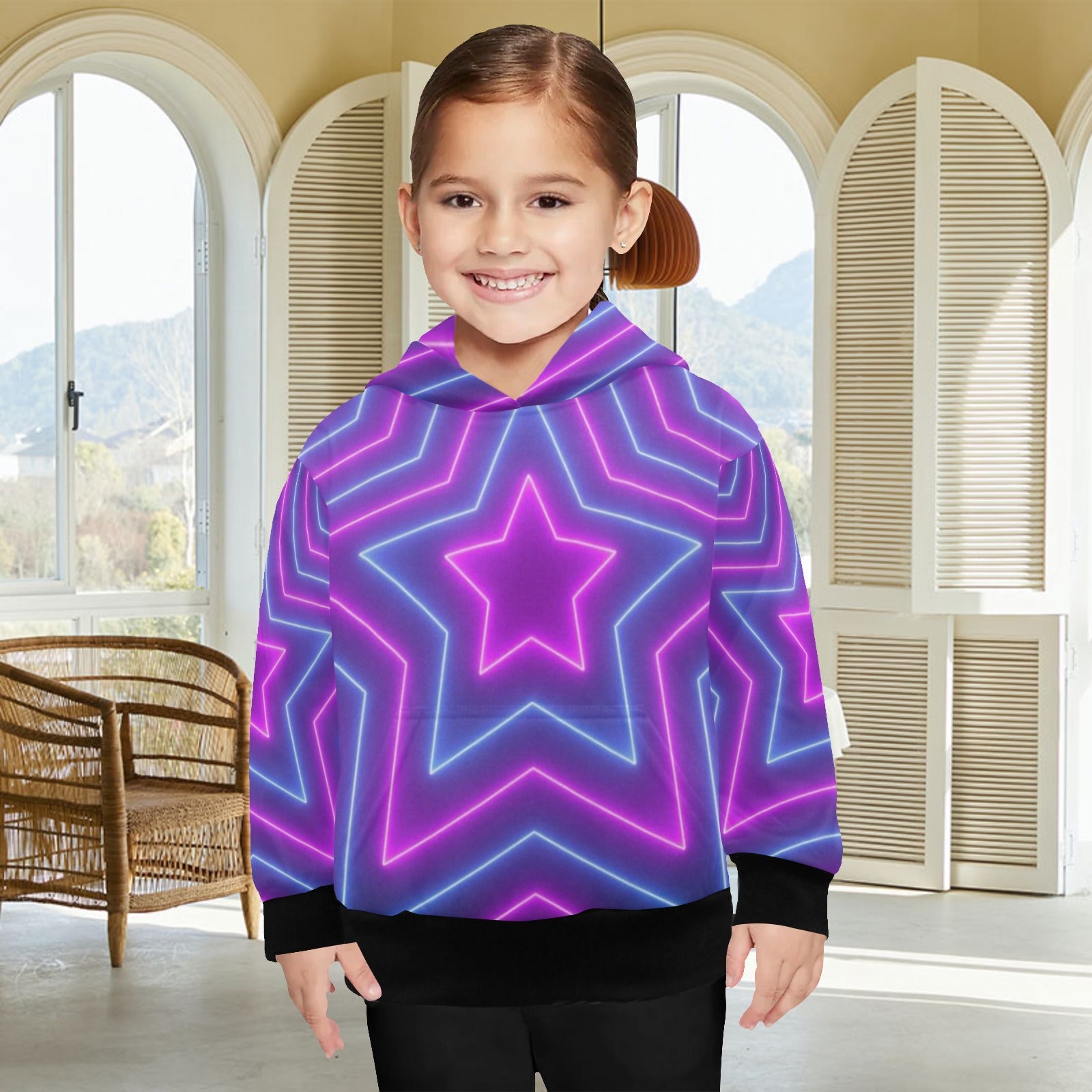KSC's Exclusive Designs Little Girls' Long Sleeve Hoodie - Little Girls' Long Sleeve Hoodie