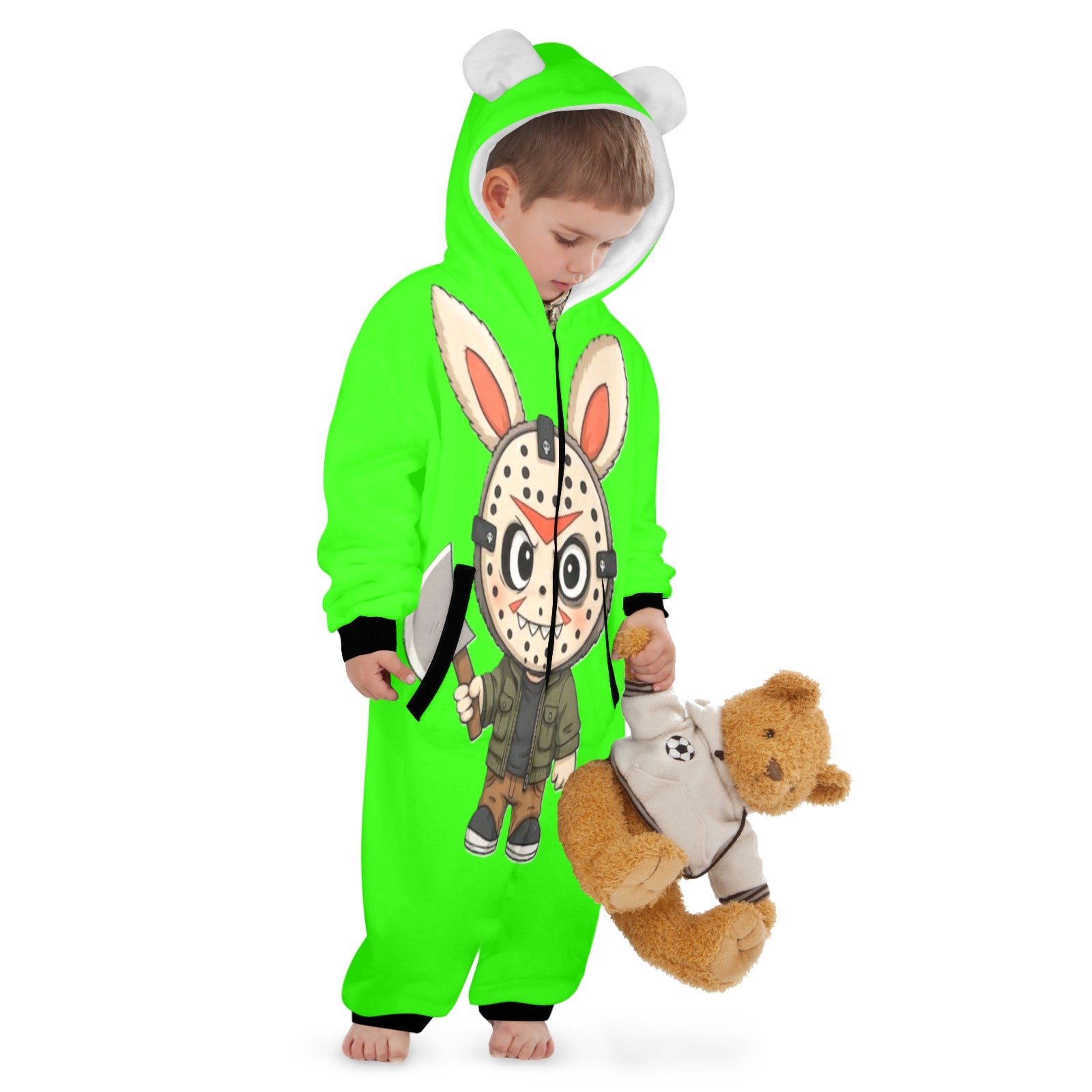 KSC's Halloween Exclusive Little Kids Unisex Onesie Labubu Jason