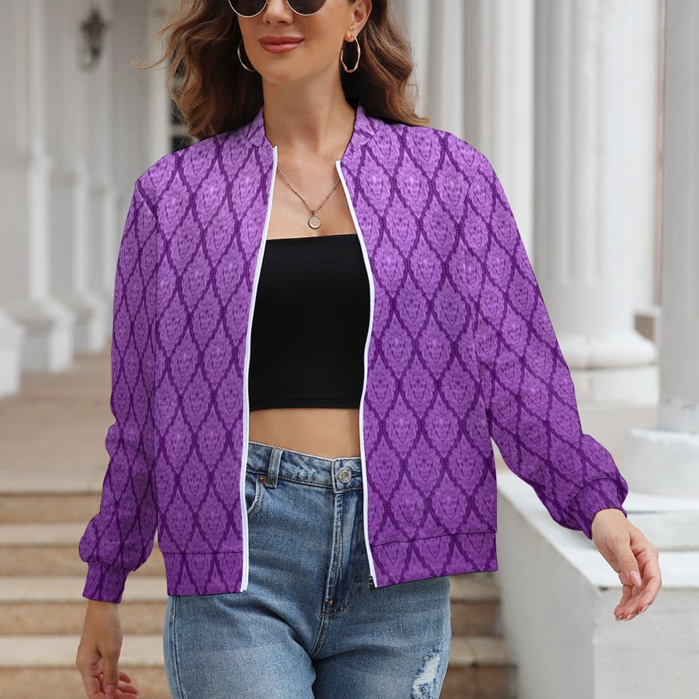 Women's Long Sleeve Zipper Jacket (10 Options) - KSC's Limited Edition Designer Collections