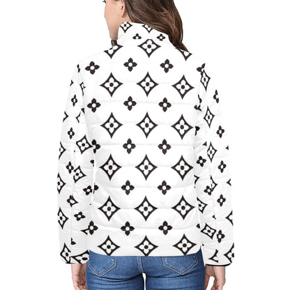 KSC's Exclusive  Women's Stand Collar Padded Jackets (10) Designs/Styles - Women's stand collar padded jacket(H41)