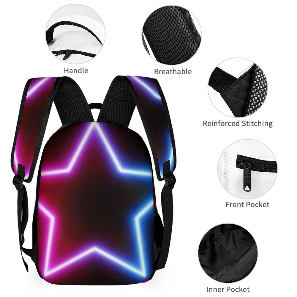 BACK TO SCHOOL BUNDLES -3PC Back To School Set - KSC's Custom Designs Back To School Sets - Backpacks, Three piece set combination Backpacks, Lunch Box, Pencil Bag/Organizer